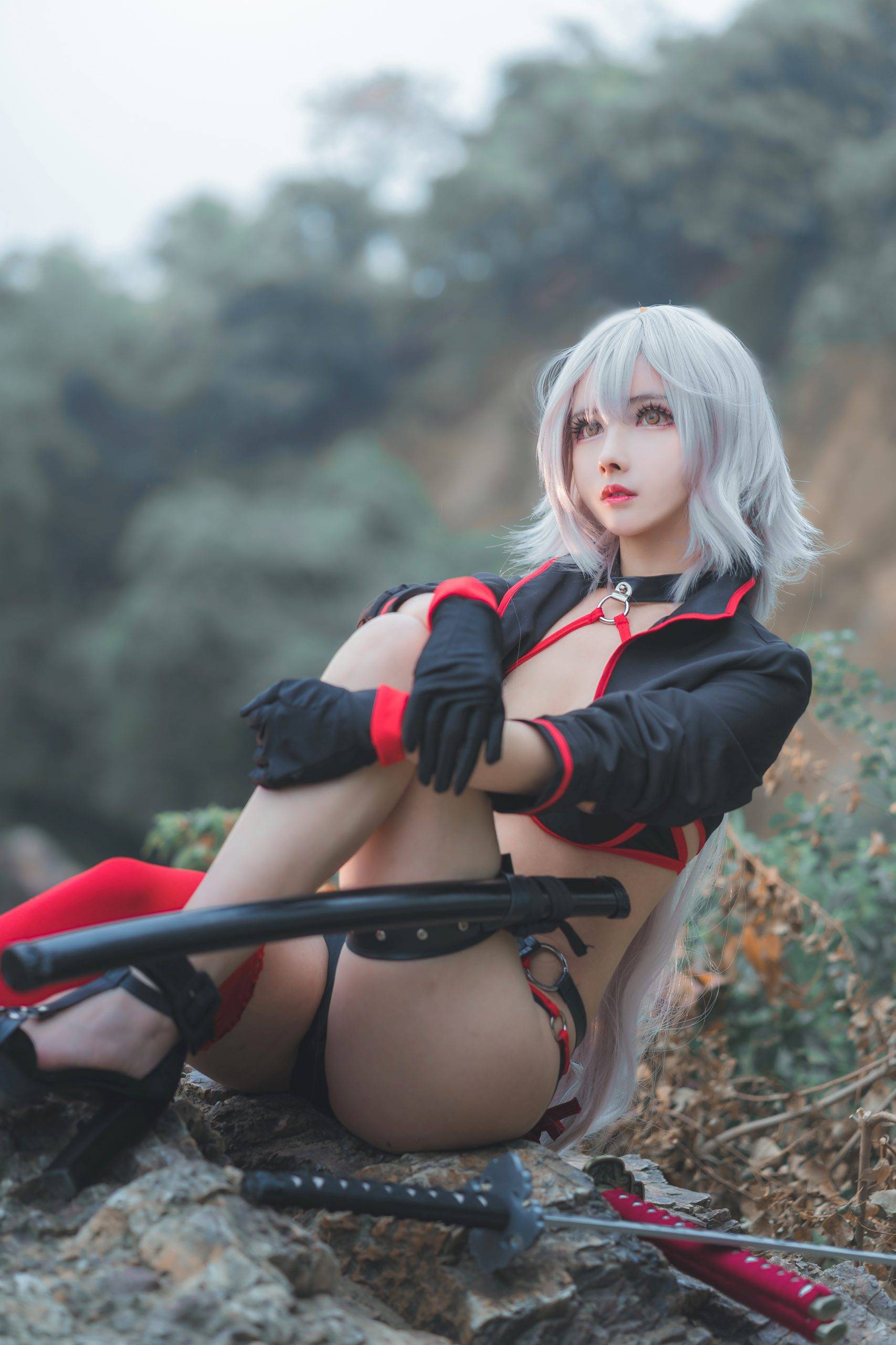 023 – rioko凉凉子-泳装黑贞